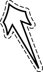 Thin To Thick Arrows Outline