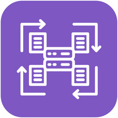 Clockwise Flow Chart Icon