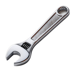 High-Quality Adjustable Wrench Isolated on White Background for Mechanical and Engineering Use in Professional Settings