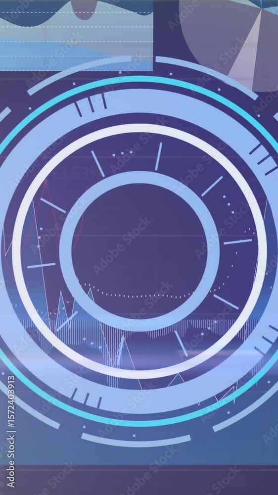 Poster animation of scope scanning over statistics processing