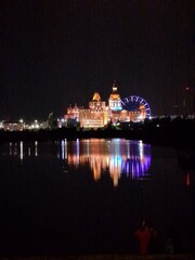 Obraz premium night view of the city of sochi