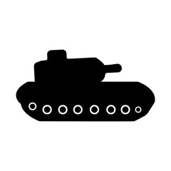 tank silhouette icon design template