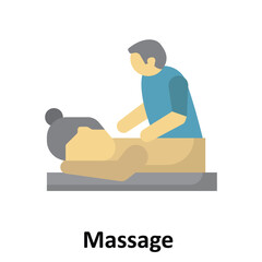 Massage Vector Icon which can easily modify or edit