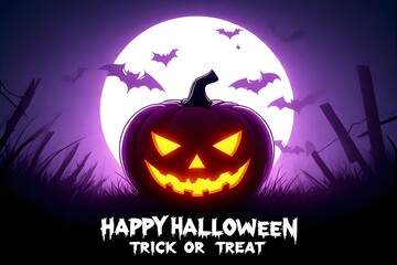 halloween background with pumpkins