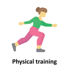 Physical training Vector Icon which can easily modify or edit