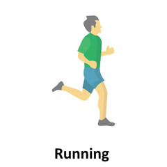Running Vector Icon which can easily modify or edit