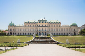 오스트리아 빈에 위치한 벨베르데 궁전
