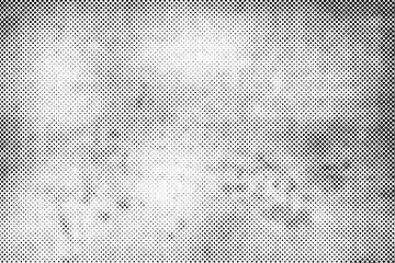 Grunge halftone black dost texture background. Abstract overlay