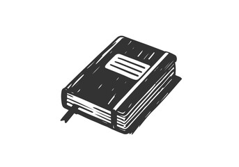 Notebook hand drawn vector illustration