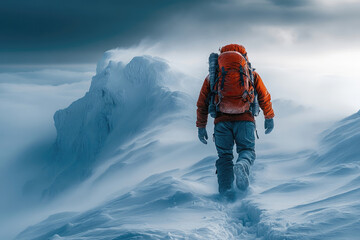 Untamed Ice and Snow Capture a Frozen Explorer’s Journey