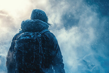 Unyielding Blizzard Holds the Lost Explorer in Frozen Time