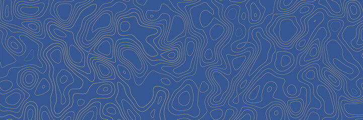 Wavy blue contour patterns create a vibrant and modern design for artistic projects and backgrounds
