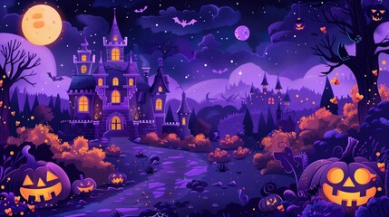 Free halloween background wallpaper page illustration