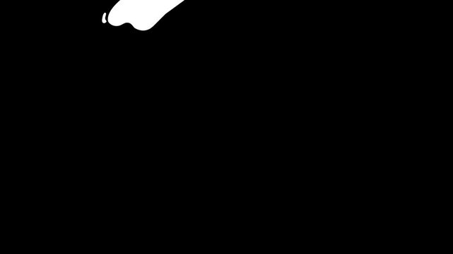 Liquid Transition Animation. Swirling Water Flow. 