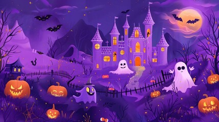 Free halloween background wallpaper page illustration