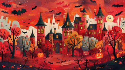 Free halloween background wallpaper page illustration