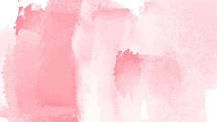 Pink watercolor background with copyspace for your design. vector.