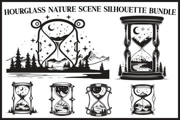 Nature Hourglass Laser Cut Bundle