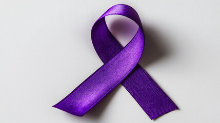 Purple Awareness Ribbon for Causes and Support
