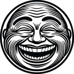 vector illustration of fanny face mask