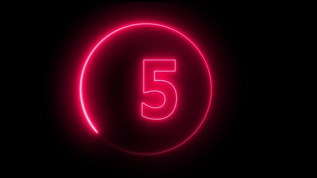 Glowing Blue Neon 2012 Number Sign on Black Background for New Year Countdown Celebration Concept