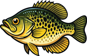 Lively Crappie Fish