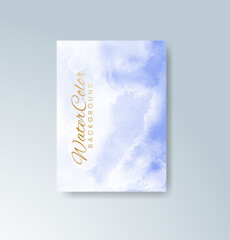 Cards with watercolor background. Design for your cover, date, postcard, banner, logo.