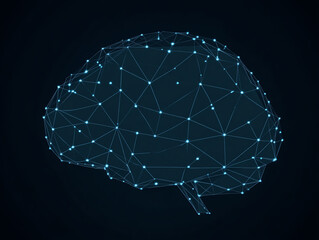 Mindmap illustrates brainstorming flow and strategy through logic connections in digital brain