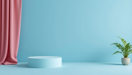 a simple yet stylized interior setting. in the center of the frame stands a modern, minimalistic chair, likely made of glass or clear acrylic, with a smooth, reflective surface