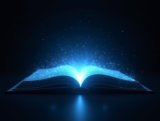 Open Book Digital Glow