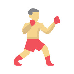 Punching Vector Icon which can easily modify or edit