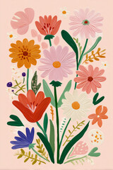 coulourful flowers 