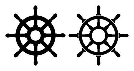 sailor ship wheel and nautical helm collection