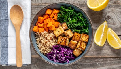 vegetable bowl with carrots
