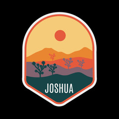 Joshua Nature Scenery California Perfect for Sticker, Apparel, etc