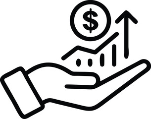 Man holding a key symbolizing online finance and investment concept