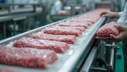 Meat Processing Plant Ground Meat Production Line