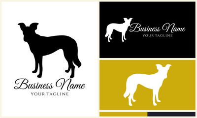 Obraz premium Dog Silhouette Logo Design Variations. (2)