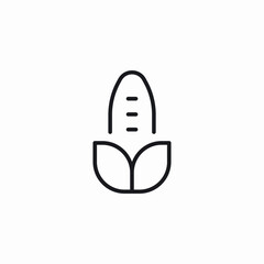 corn meal icon sign vector