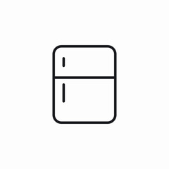 fridge appliance icon sign vector