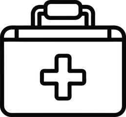 First Aid Kit: Outline Icon

