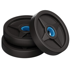 3D Weight Plates 3D Icon