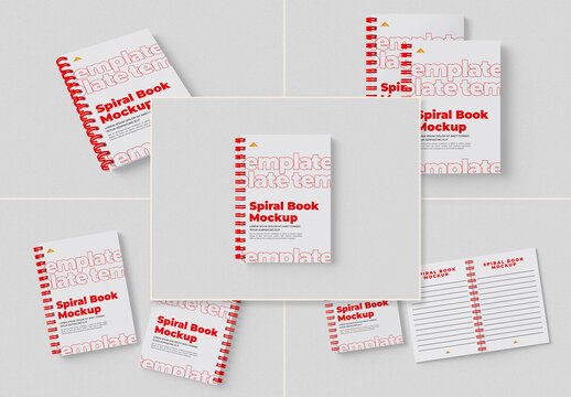 Spiral Book Mockup