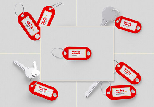 Key Tag Mockup