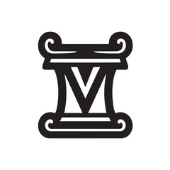 Black and white vintage vector floral ornament design with swirling leaves and decorative elements