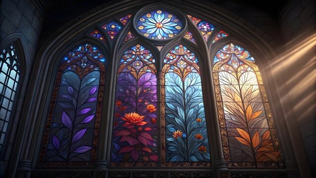 Stained glass window