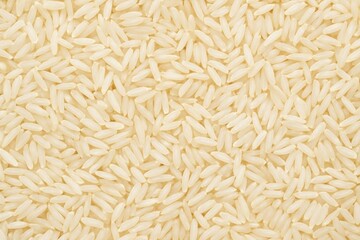 Abundant raw rice grains texture.