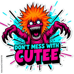 graffiti pop art zombie