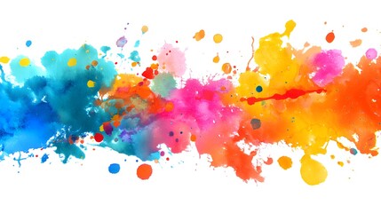 abstract colorful background with splashes