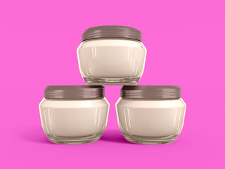 cosmetic cream container